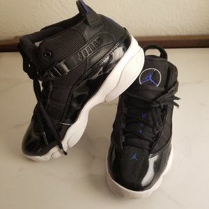 AIR JORDAN 6 RINGS  - YOUTH 3Y BLACK AND BLUE